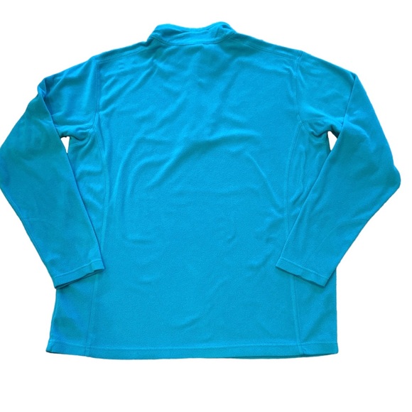 Columbia Men’s 1/4 Zip Fleece Pullover Aqua Lightweight Three Season Size Large - Picture 2 of 4